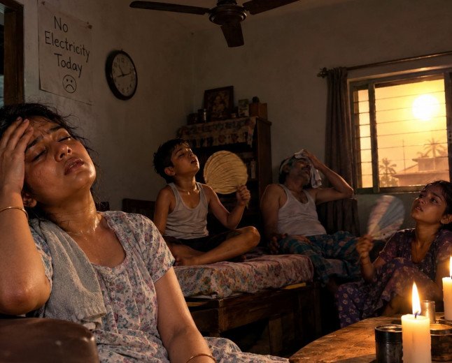 കൊടുംചൂടിനൊപ്പം പവർകട്ടും; വൈദ്യുതി പ്രതിസന്ധിയിൽ വലഞ്ഞ് ജനങ്ങൾ