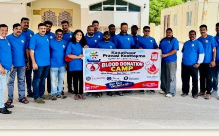 പ്രവാസലോകത്തും കാനത്തൂരിന്റെ മഹിമ; ജീവൻ രക്ഷിക്കാൻ രക്തദാന ക്യാമ്പുമായി പ്രവാസി കൂട്ടായ്മ