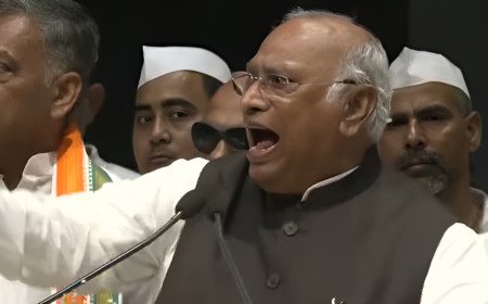 മോദിയല്ല, അച്ഛനും ഇറങ്ങിപ്പോകേണ്ടി വരും; ഖാർഗെയുടെ മറുപടിയിൽ രാഷ്ട്രീയ വിവാദം
