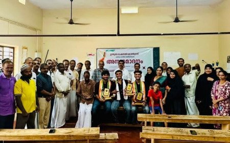 കോളേജ് യൂണിയൻ ഭാരവാഹികളെ അനുമോദിച്ചു 