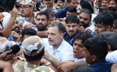 പ്രതിപക്ഷ നേതാക്കൾക്കെതിരായ പോലീസ് നടപടി; നാളെ രാജ്യവ്യാപക പ്രതിഷേധത്തിന് കോൺഗ്രസ് ആഹ്വാനം. കരിദിനമായി ആചരിക്കും.