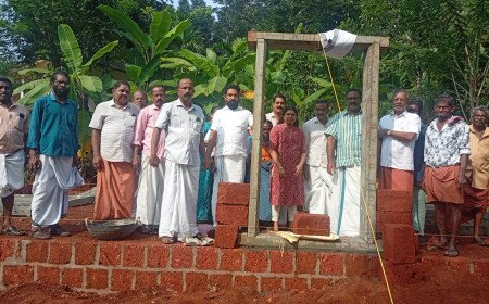 കുമ്പളപ്പള്ളി കോൺഗ്രസ് ഓഫിസിന് കട്ടിള വെക്കൽ ചടങ്ങ് നടന്നു