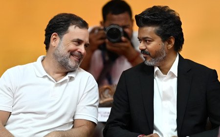 ഇന്ത്യാ മുന്നണി തകരുന്നില്ല; വിജയിയുടെ TVK കൂടി, കോൺഗ്രസിന് വൻ കരുത്ത്!
