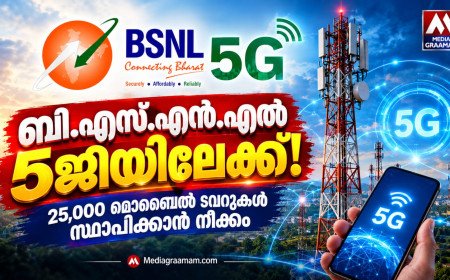 ബി.എസ്.എൻ.എൽ 5ജിയിലേക്ക്; 25,000 ടവറുകൾ സ്ഥാപിക്കാൻ നീക്കം