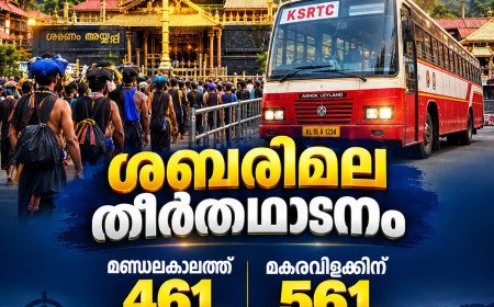 ശബരിമല തീർഥാടനം: മണ്ഡലകാലത്ത് 461 ബസുകൾ; മകരവിളക്കിന് 561 ബസുകളുമായി കെഎസ്ആർടിസി